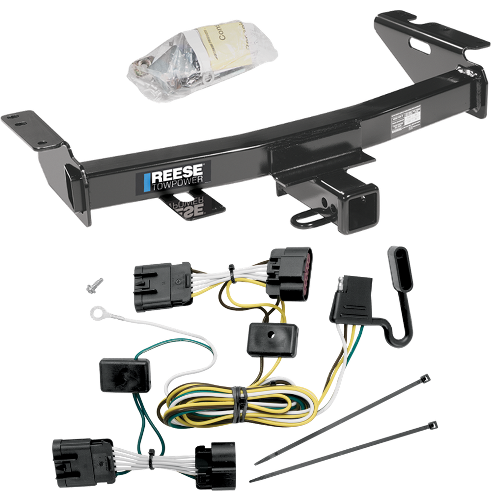 Fits 2009-2009 Chevrolet Uplander Trailer Hitch Tow PKG w/ 4-Flat Wiring Harness (For (Canada Only) Models) By Reese Towpower