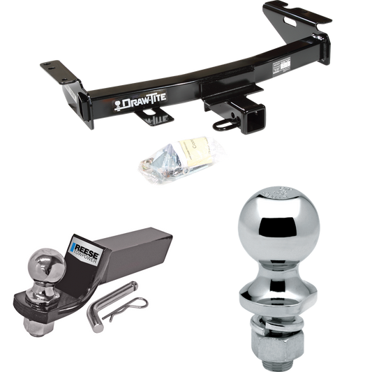 Fits 2005-2008 Chevrolet Uplander Trailer Hitch Tow PKG w/ Starter Kit Ball Mount w/ 2" Drop & 2" Ball + 1-7/8" Ball By Draw-Tite