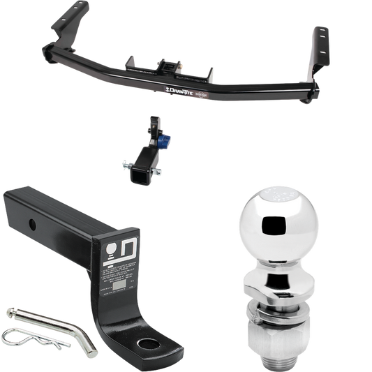 Fits 2014-2020 Infiniti QX60 Trailer Hitch Tow PKG w/ Ball Mount w/ 4" Drop + 2" Ball By Draw-Tite