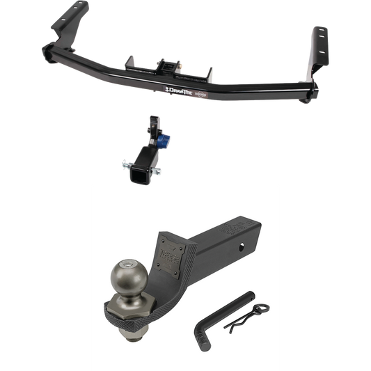 Fits 2014-2020 Infiniti QX60 Trailer Hitch Tow PKG + Interlock Tactical Starter Kit w/ 2" Drop & 2" Ball By Draw-Tite