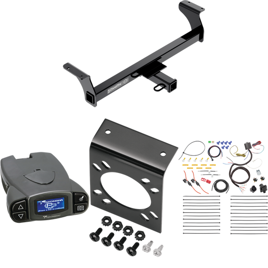 Fits 2013-2013 Isuzu D-Max Trailer Hitch Tow PKG w/ Tekonsha Prodigy P3 Brake Control + 7-Way RV Wiring By Draw-Tite