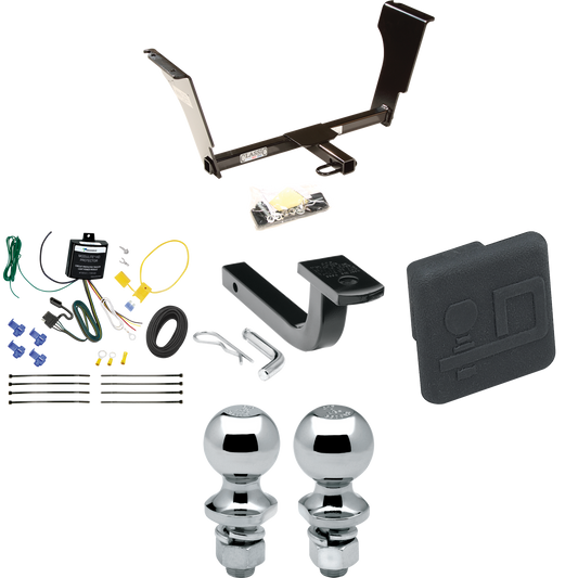 Se adapta al paquete de enganche de remolque Cadillac CTS 2003-2007 con arnés de cableado de 4 planos + barra de tracción + bola de 1-7/8" + 2" + cubierta de enganche de Draw-Tite