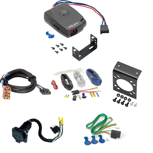 Fits 2002-2002 Cadillac Escalade 7-Way RV Wiring + Pro Series Pilot Brake Control + Plug & Play BC Adapter By Reese Towpower