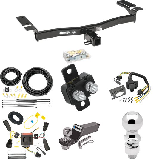 Se adapta al paquete de enganche de remolque Ford Edge 2011-2014 con cableado RV de 7 vías + bola de 2" y 2-5/16" + soporte de caída (excluye: modelos deportivos) de Draw-Tite