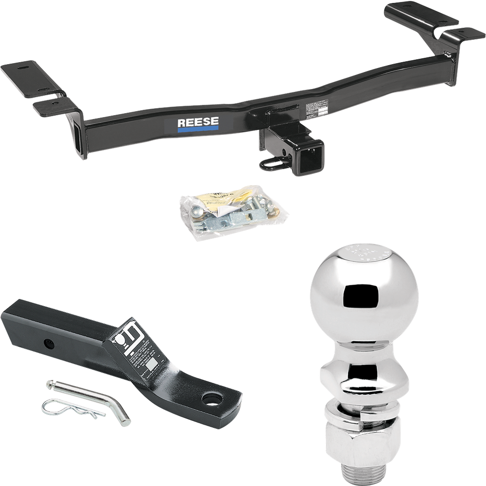 Se adapta al paquete de enganche de remolque Lincoln MKX 2007-2015 con soporte de bola con caída de 2" + bola de 2-5/16" de Reese Towpower
