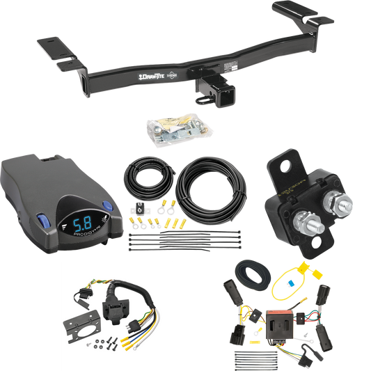 Se adapta al paquete de enganche de remolque Ford Edge 2011-2014 con control de freno Tekonsha Prodigy P2 + cableado RV de 7 vías (excluye: modelos deportivos) de Draw-Tite