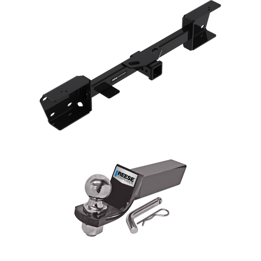 Fits 2019-2022 Subaru Ascent Trailer Hitch Tow PKG w/ Starter Kit Ball Mount w/ 2" Drop & 2" Ball By Reese Towpower