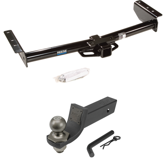 Fits 2000-2006 GMC Yukon XL 2500 Trailer Hitch Tow PKG + Interlock Tactical Starter Kit w/ 2" Drop & 2" Ball By Reese Towpower