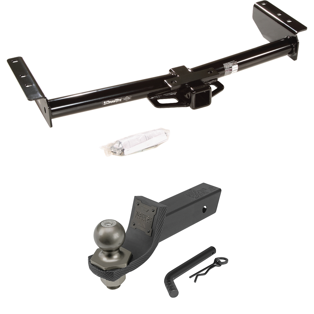 Fits 2002-2002 Cadillac Escalade EXT Trailer Hitch Tow PKG + Interlock Tactical Starter Kit w/ 2" Drop & 2" Ball By Draw-Tite