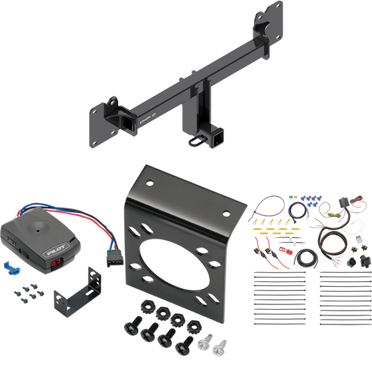 Se adapta al paquete de enganche de remolque Jaguar F-Pace 2022-2023 con control de freno piloto Pro Series + cableado RV de 7 vías de Draw-Tite