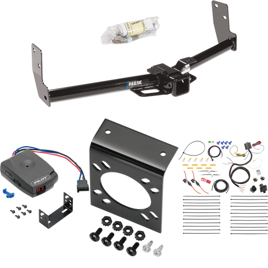 Fits 2010-2016 Cadillac SRX Trailer Hitch Tow PKG w/ Pro Series Pilot Brake Control + 7-Way RV Wiring By Reese Towpower