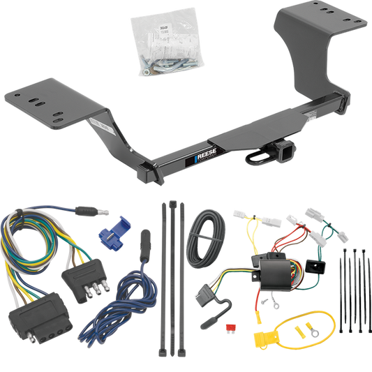 Fits 2012-2017 Toyota Camry Trailer Hitch Tow PKG w/ 5-Flat Wiring Harness (Excludes: Hybrid Models) By Reese Towpower