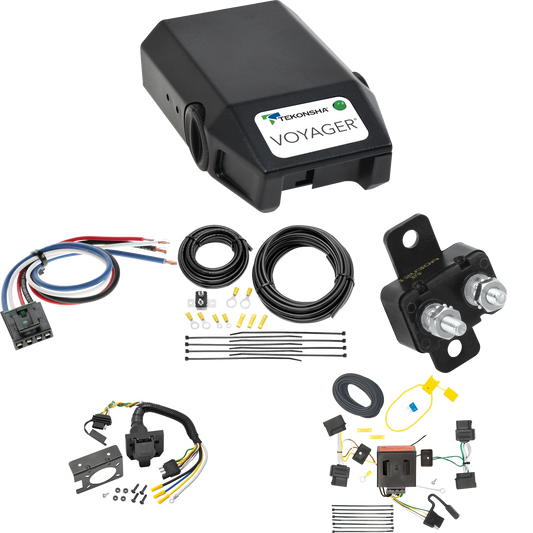 Se adapta al cableado de RV de 7 vías Mercury Mariner 2005-2011 + control de freno Tekonsha Voyager + adaptador de cableado BC genérico de Tekonsha