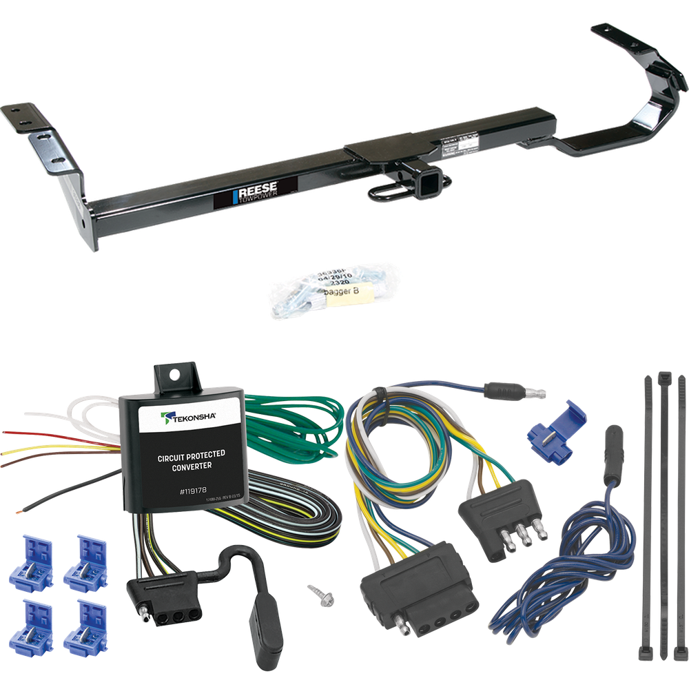 Fits 1995-1999 Toyota Avalon Trailer Hitch Tow PKG w/ 5-Flat Wiring Harness By Reese Towpower