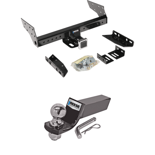 Fits 2003-2003 Ford Windstar Trailer Hitch Tow PKG w/ Starter Kit Ball Mount w/ 2" Drop & 2" Ball (For (Built After 11/2002) Models) By Reese Towpower