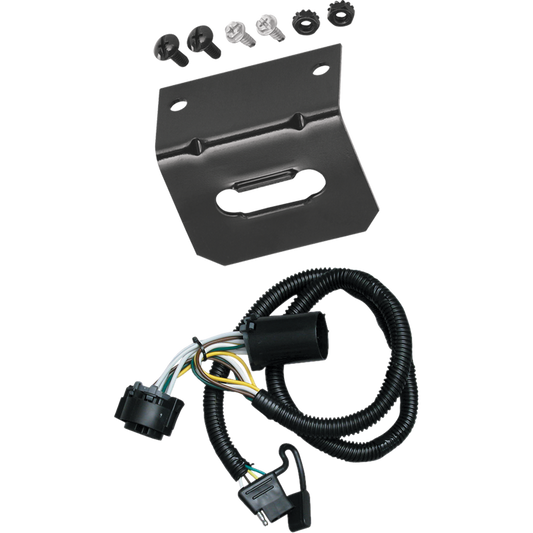 Tekonsha se adapta a Chevrolet Silverado 1500 HD 2007-2007, arnés de cableado de remolque de 4 extremos planos + soporte de cableado