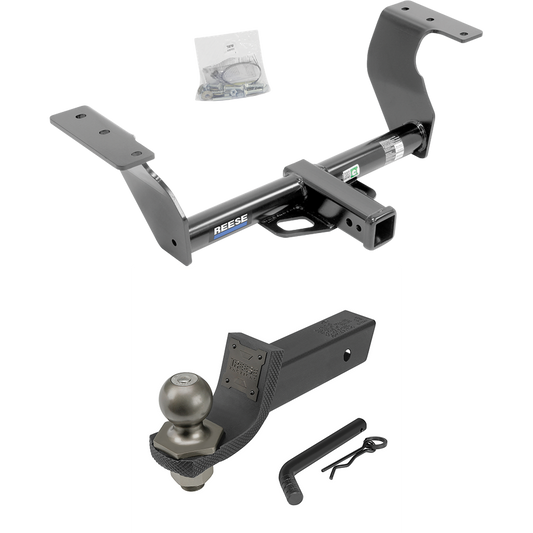 Fits 2014-2018 Subaru Forester Trailer Hitch Tow PKG + Interlock Tactical Starter Kit w/ 2" Drop & 2" Ball By Reese Towpower