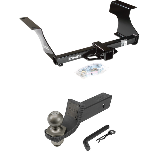 Fits 2009-2013 Subaru Forester Trailer Hitch Tow PKG + Interlock Tactical Starter Kit w/ 2" Drop & 2" Ball By Draw-Tite