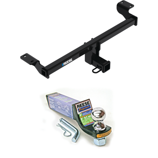 Fits 2020-2023 Ford Escape Trailer Hitch Tow PKG w/ Starter Kit Ball Mount w/ 2" Drop & 1-7/8" Ball (Excludes: Plug-In-Hybrid Models) By Reese Towpower