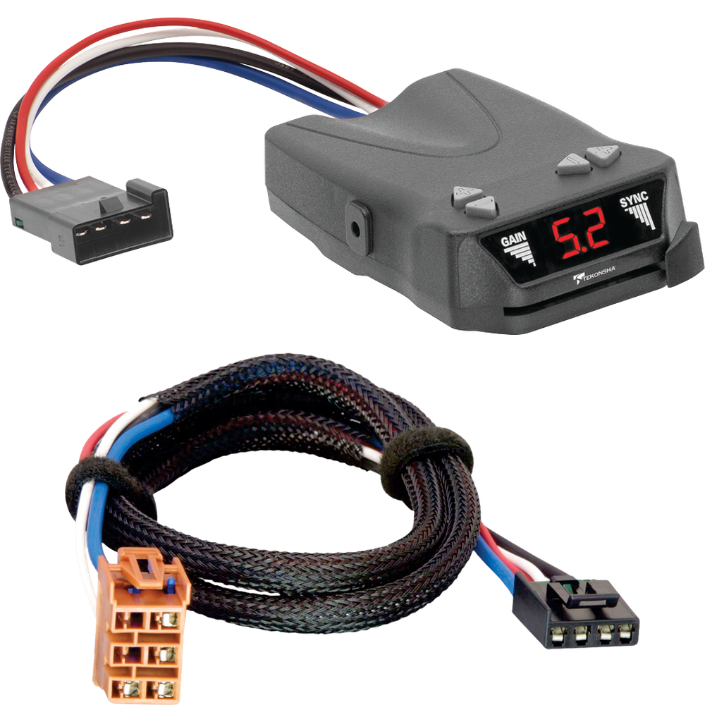 Compatible con GMC Sierra 1500 HD Tekonsha Brakeman IV 2003-2003 + adaptador BC Plug &amp; Play de Tekonsha.