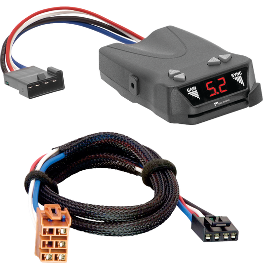 Compatible con GMC Sierra 1500 HD Tekonsha Brakeman IV 2003-2003 + adaptador BC Plug &amp; Play de Tekonsha.