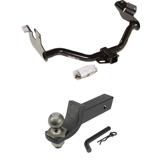 Fits 2008-2011 Mercury Mariner Trailer Hitch Tow PKG + Interlock Tactical Starter Kit w/ 2" Drop & 2" Ball (For w/Factory Tow Package Models) By Draw-Tite