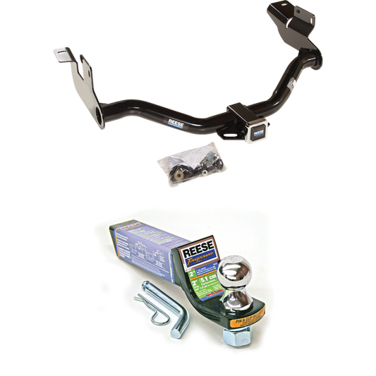 Fits 2008-2011 Mazda Tribute Trailer Hitch Tow PKG w/ Starter Kit Ball Mount w/ 2" Drop & 1-7/8" Ball By Reese Towpower