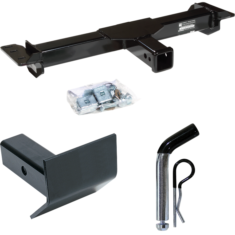 Fits 1992-1999 Chevrolet Suburban C1500 Front Mount Trailer Hitch Tow PKG w/ Skid Shield + Pin/Clip By Draw-Tite