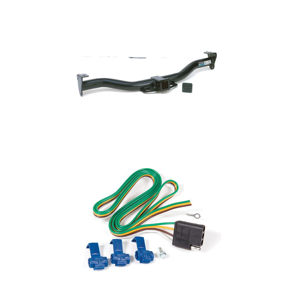 Se adapta al paquete de enganche de remolque GMC Savana 2500 2003-2014 con arnés de cableado plano de 4 de Reese Towpower