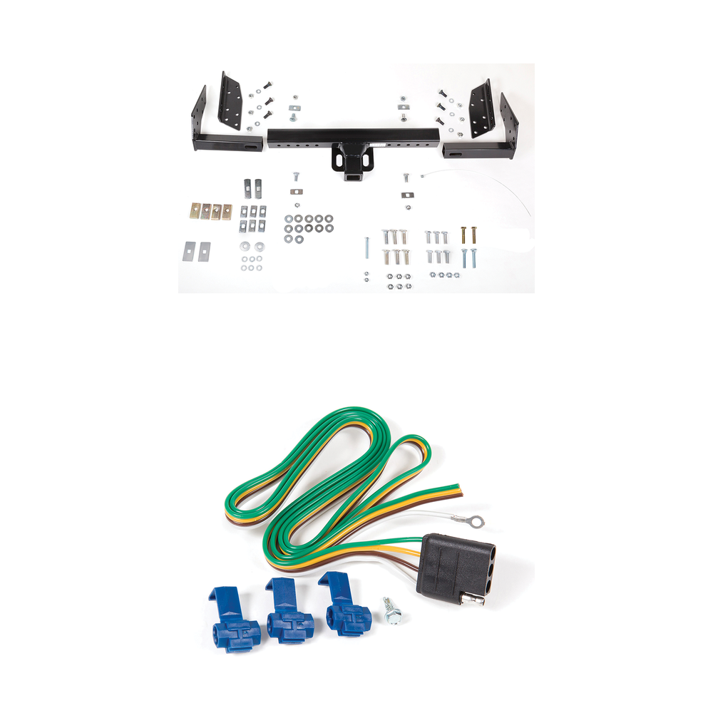 Se adapta al paquete de remolque con enganche para remolque Dodge Dakota 1987-1994 con arnés de cableado plano de 4 de Reese Towpower