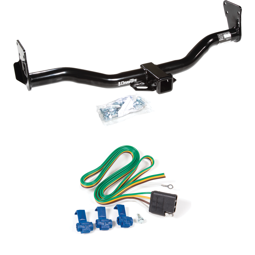 Fits 1996-2001 Oldsmobile Bravada Trailer Hitch Tow PKG w/ 4-Flat Wiring Harness By Draw-Tite