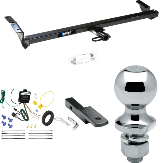 Fits 2000-2004 Toyota Avalon Trailer Hitch Tow PKG w/ 4-Flat Wiring Harness + Draw-Bar + 1-7/8" Ball By Reese Towpower