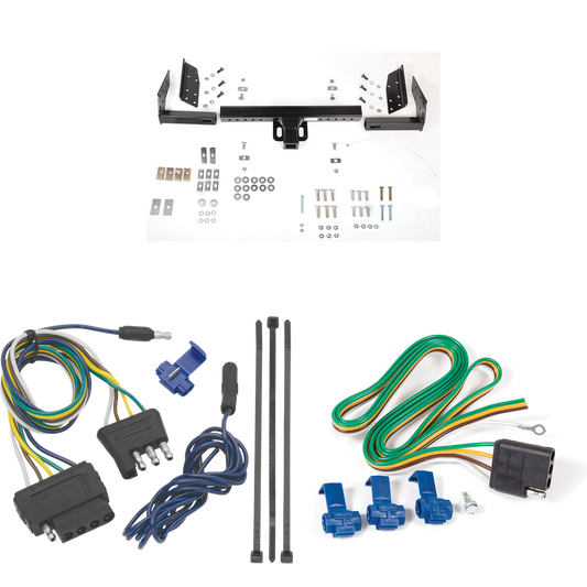 Fits 1992-1994 Chevrolet Suburban Trailer Hitch Tow PKG w/ 5-Flat Wiring Harness By Reese Towpower