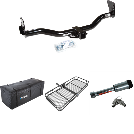 Fits 1999-2001 Chevrolet Blazer Trailblazer Trailer Hitch Tow PKG w/ 60" x 24" Cargo Carrier + Cargo Bag + Hitch Lock By Draw-Tite