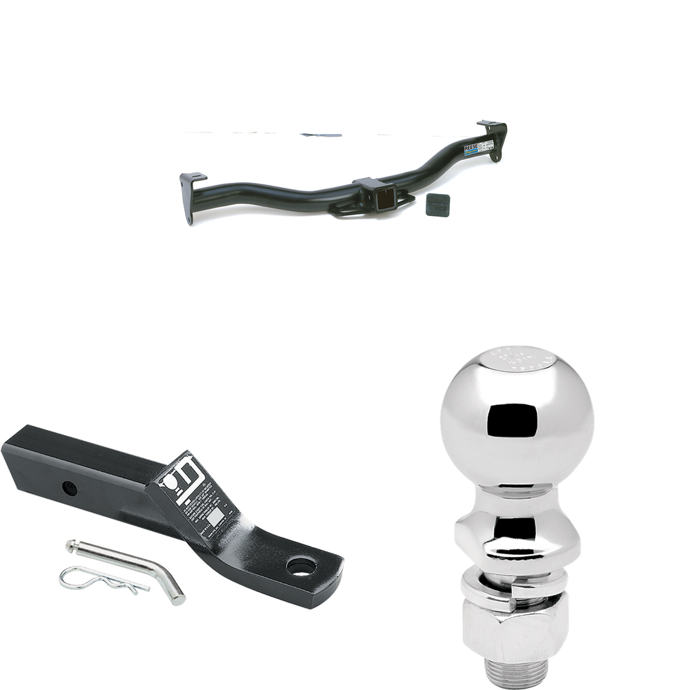 Fits 1999-2001 Chevrolet Blazer Trailblazer Trailer Hitch Tow PKG w/ Ball Mount w/ 2" Drop + 2-5/16" Ball By Reese Towpower