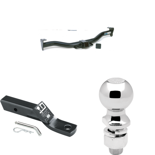 Fits 2004-2014 Ford E-150 Econoline Trailer Hitch Tow PKG w/ Ball Mount w/ 2" Drop + 2-5/16" Ball By Reese Towpower