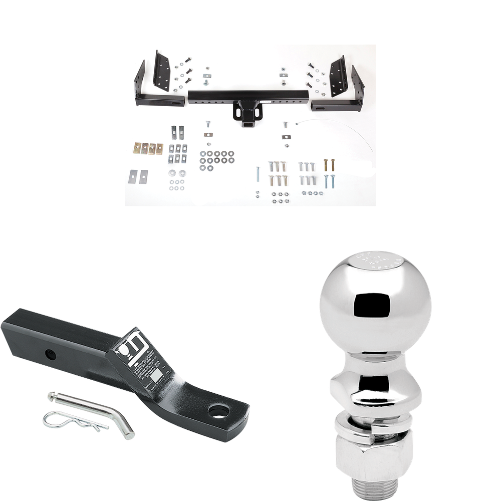 Se adapta al paquete de enganche de remolque GMC Yukon 1992-2000 con soporte de bola con caída de 2" + bola de 2-5/16" de Reese Towpower