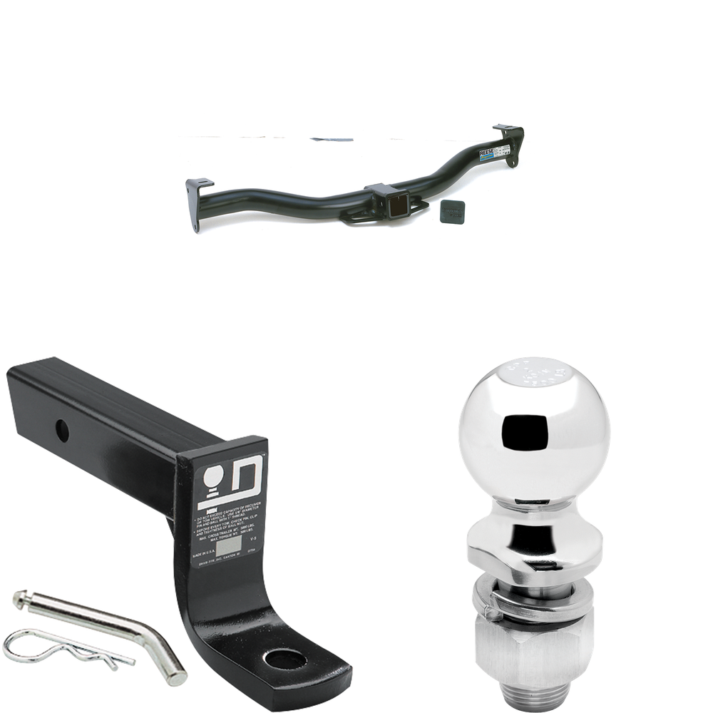 Fits 1996-2014 GMC Savana 3500 Trailer Hitch Tow PKG w/ Ball Mount w/ 4" Drop + 2" Ball By Reese Towpower