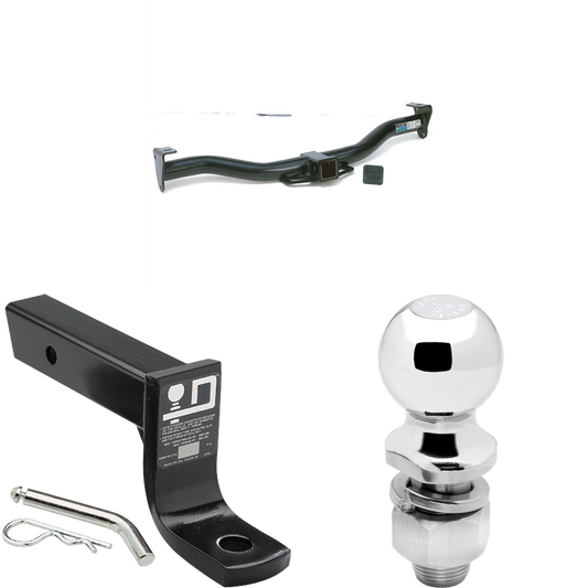 Fits 1996-2014 Chevrolet Express 3500 Trailer Hitch Tow PKG w/ Ball Mount w/ 4" Drop + 2" Ball By Reese Towpower