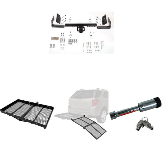 Se adapta al paquete de enganche de remolque Isuzu Hombre 1998-2000 con portacargas + rampa plegable + bloqueo de enganche (para modelos con parachoques escalonado) de Reese Towpower