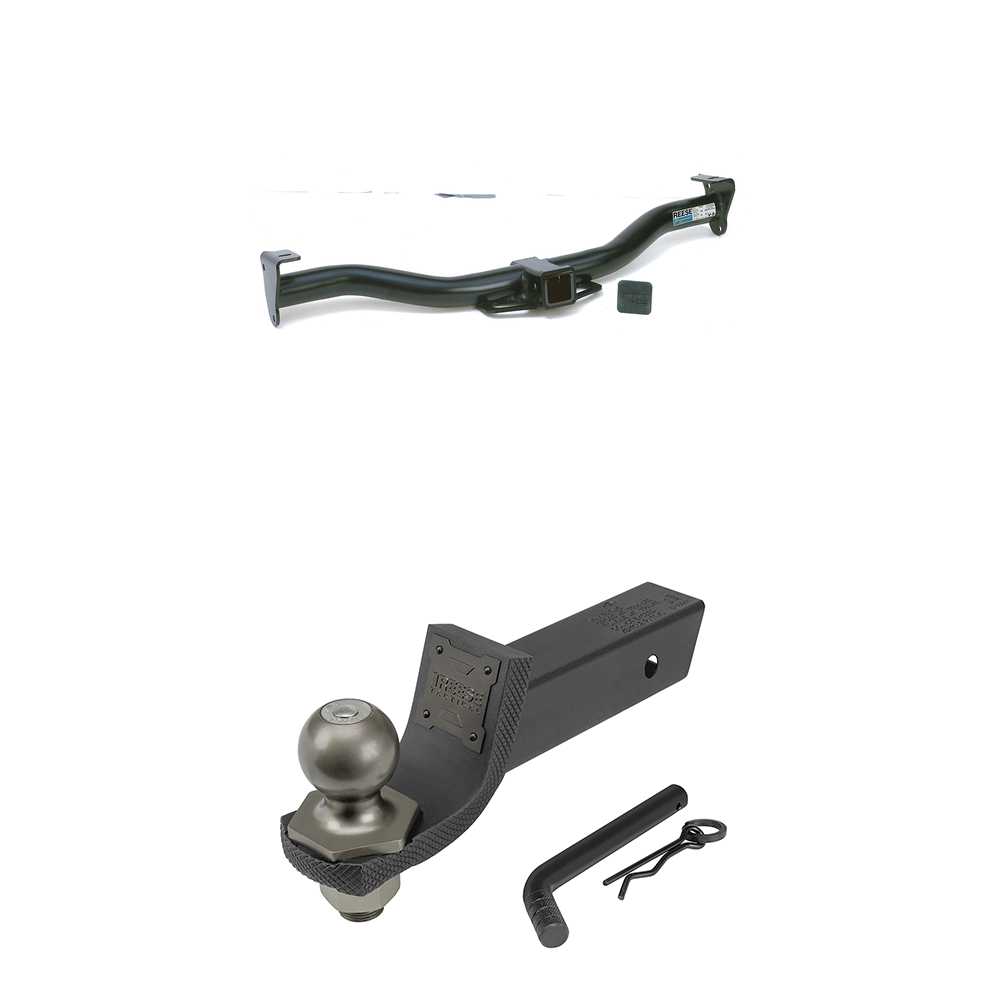 Fits 1992-1994 Ford E-150 Econoline Trailer Hitch Tow PKG + Interlock Tactical Starter Kit w/ 2" Drop & 2" Ball By Reese Towpower