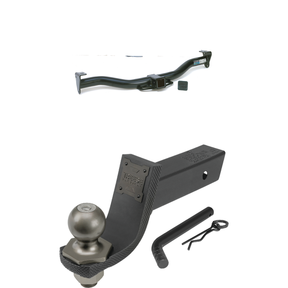 Fits 1995-2005 Chevrolet Blazer Trailer Hitch Tow PKG + Interlock Tactical Starter Kit w/ 3-1/4" Drop & 2" Ball By Reese Towpower