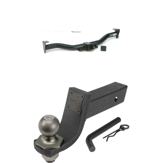 Fits 1995-2005 Chevrolet Blazer Trailer Hitch Tow PKG + Interlock Tactical Starter Kit w/ 3-1/4" Drop & 2" Ball By Reese Towpower