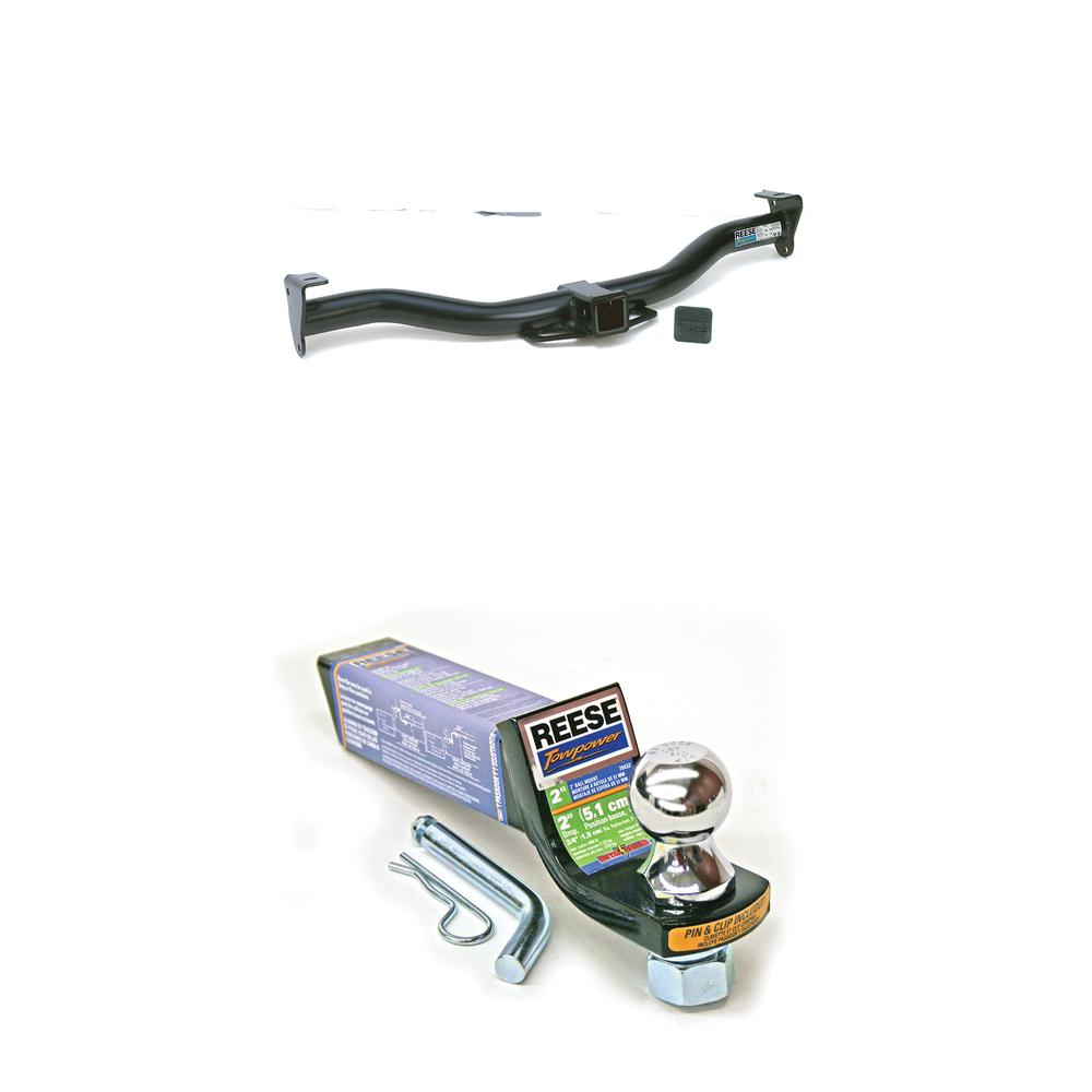 Se adapta al paquete de enganche de remolque GMC Savana 2500 1996-2014 con kit de inicio de montaje de bola con caída de 2" y bola de 1-7/8" de Reese Towpower