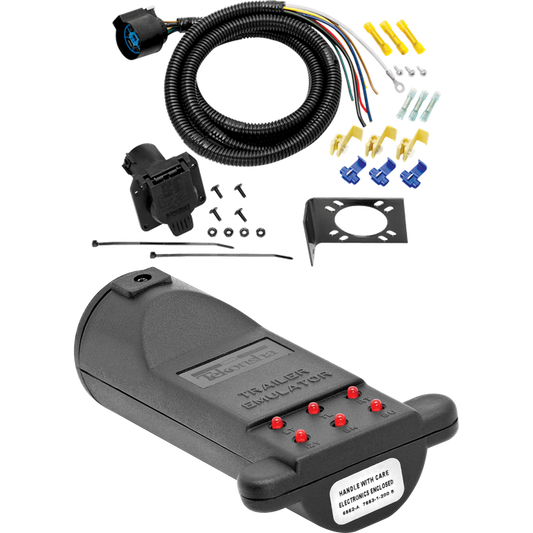 Fits 1968-1978 GMC K35 7-Way RV Wiring + 7-Way Tester and Trailer Emulator By Tow Ready