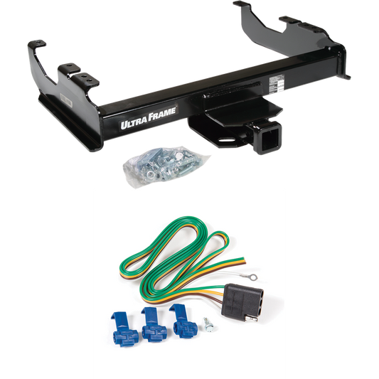 Se adapta al paquete de enganche de remolque Chevrolet K2500 1988-1991 con arnés de cableado plano de 4 (para modelos con cabina doble) de Draw-Tite