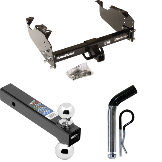 Fits 1968-1974 GMC K35 Trailer Hitch Tow PKG w/ Dual Ball Ball Mount 2" & 2-5/16" Trailer Balls + Pin/Clip By Draw-Tite