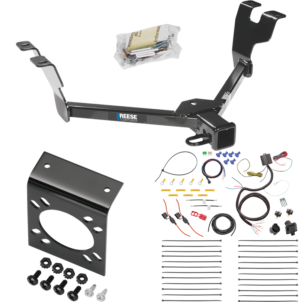 Fits 2008-2009 Subaru Legacy Trailer Hitch Tow PKG w/ 7-Way RV Wiring (For Sedan Models) By Reese Towpower