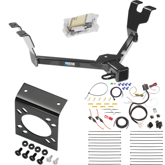 Fits 2008-2009 Subaru Legacy Trailer Hitch Tow PKG w/ 7-Way RV Wiring (For Sedan Models) By Reese Towpower