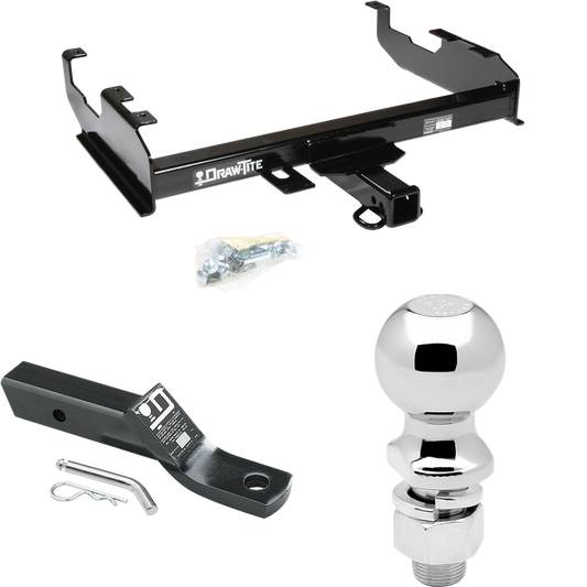 Fits 1971-1973 International 1210 Trailer Hitch Tow PKG w/ Ball Mount w/ 2" Drop + 2-5/16" Ball By Draw-Tite